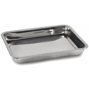 RFS-A02 Vaschetta tara di acciaio inox, misure 400×300×45 mm